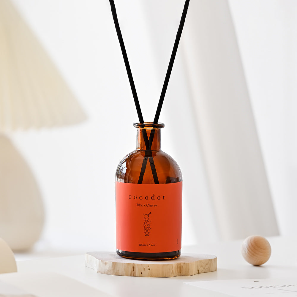 LINE FRIENDS Brown Bottle Reed Diffuser / 200ml / SALLY [Black Cherry]