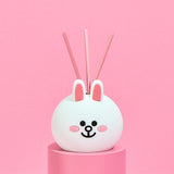 LINE FRIENDS Face Reed Diffuser / 50ml / BROWN [Pure Cotton]