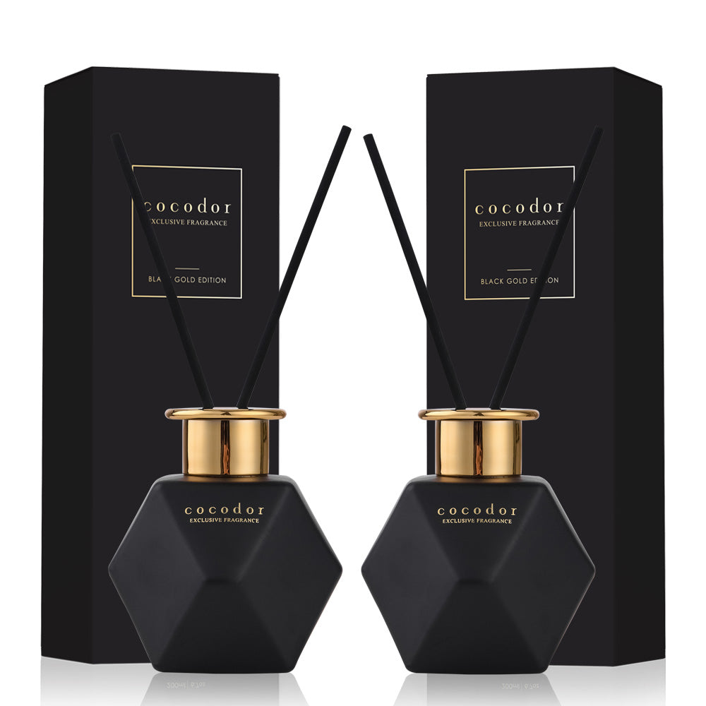 Black Golden Reed Diffuser / 200ml / 2 pack [Build Your Own]