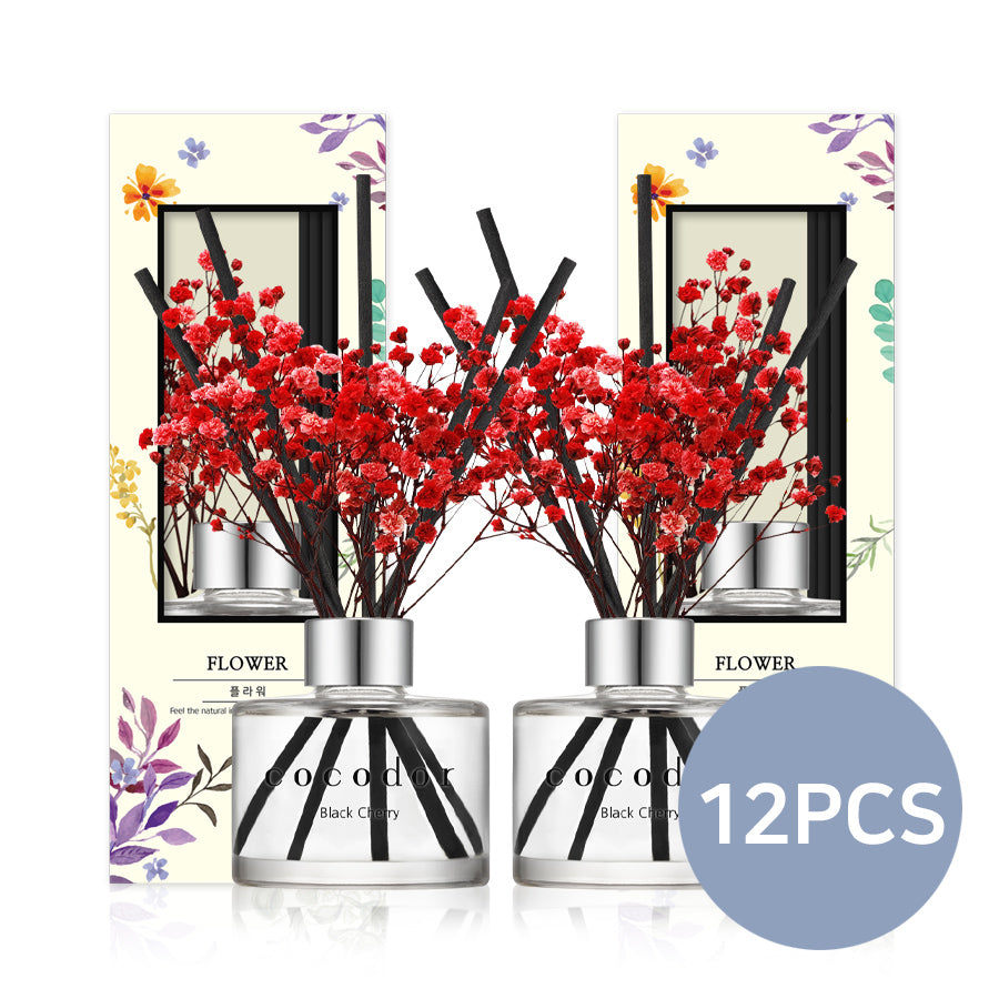 Flower Diffuser / 120ml / 9 Fragrances / 12 PCS