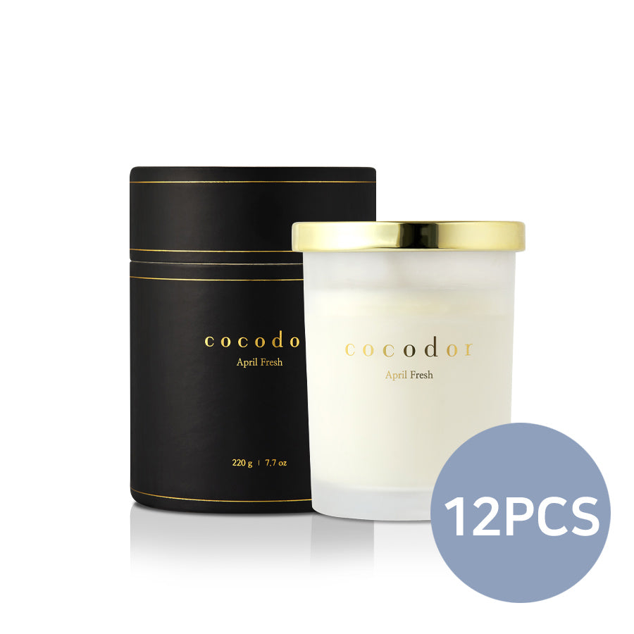 Soy Candle / Medium / 4 Fragrances / 12 PCS