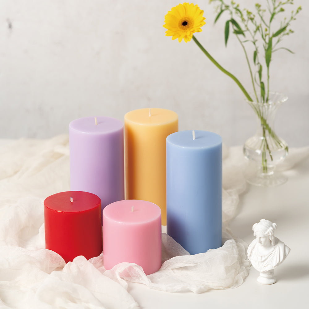 Aroma Pillar Candle / Small [Rose Perfume]