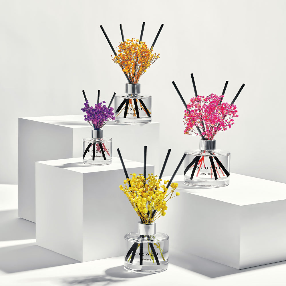 Flower Diffuser / 120ml & Signature Reed Diffuser / 120ml [Build Your Own]